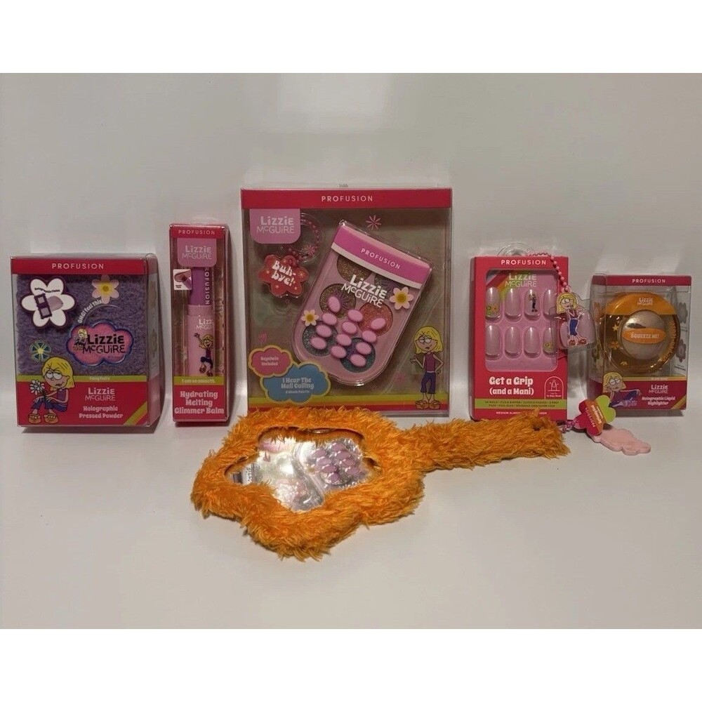Profusion Lizzie McGuire Mirror and Cosmetics Bundle NEW - RARE